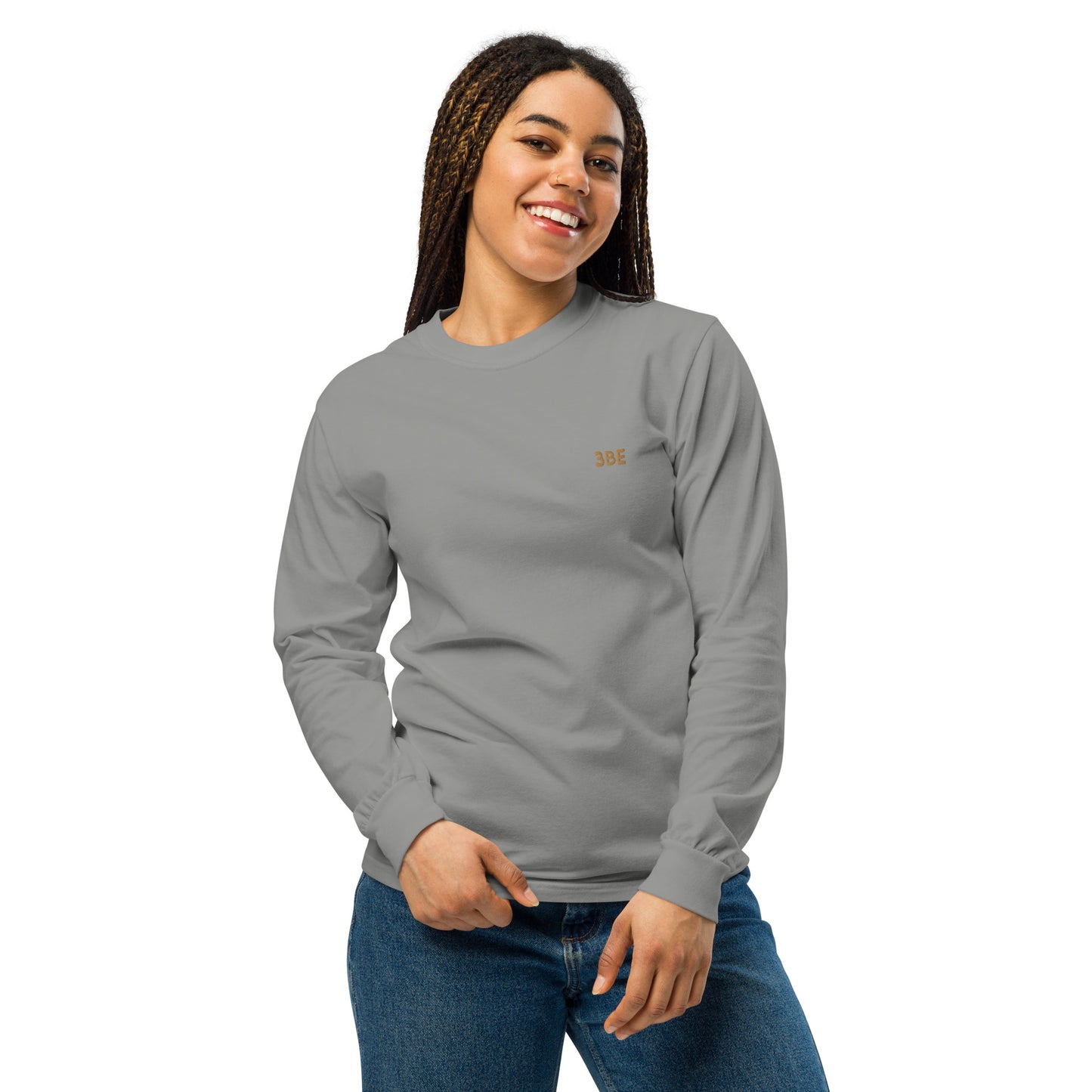 Heavyweight Unisex long-sleeve shirt , Pure Egyptian cotton