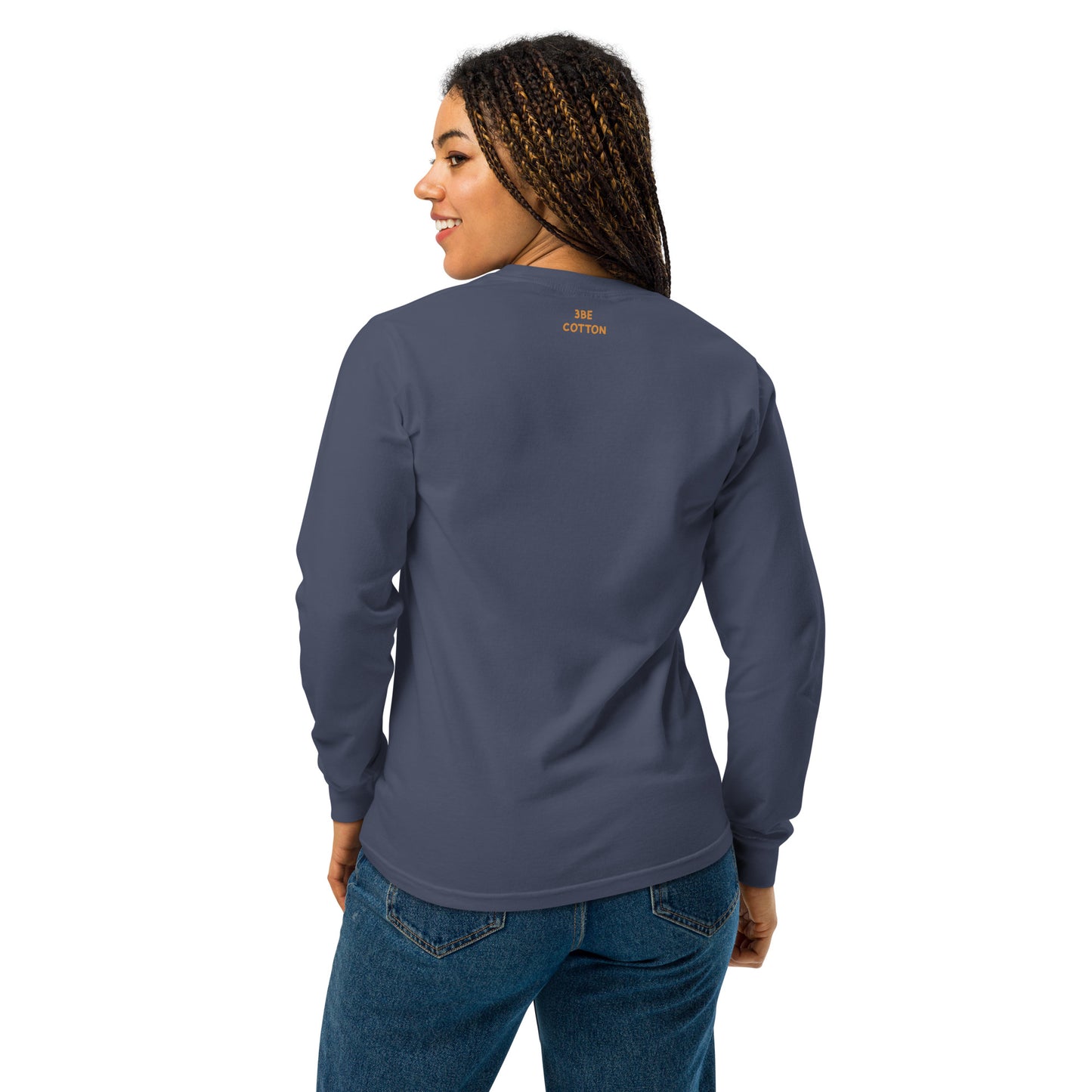 Heavyweight Unisex long-sleeve shirt , Pure Egyptian cotton