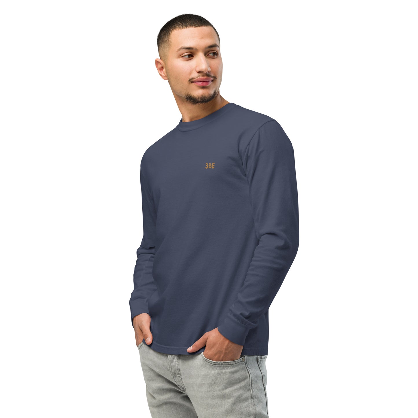 Heavyweight Unisex long-sleeve shirt , Pure Egyptian cotton