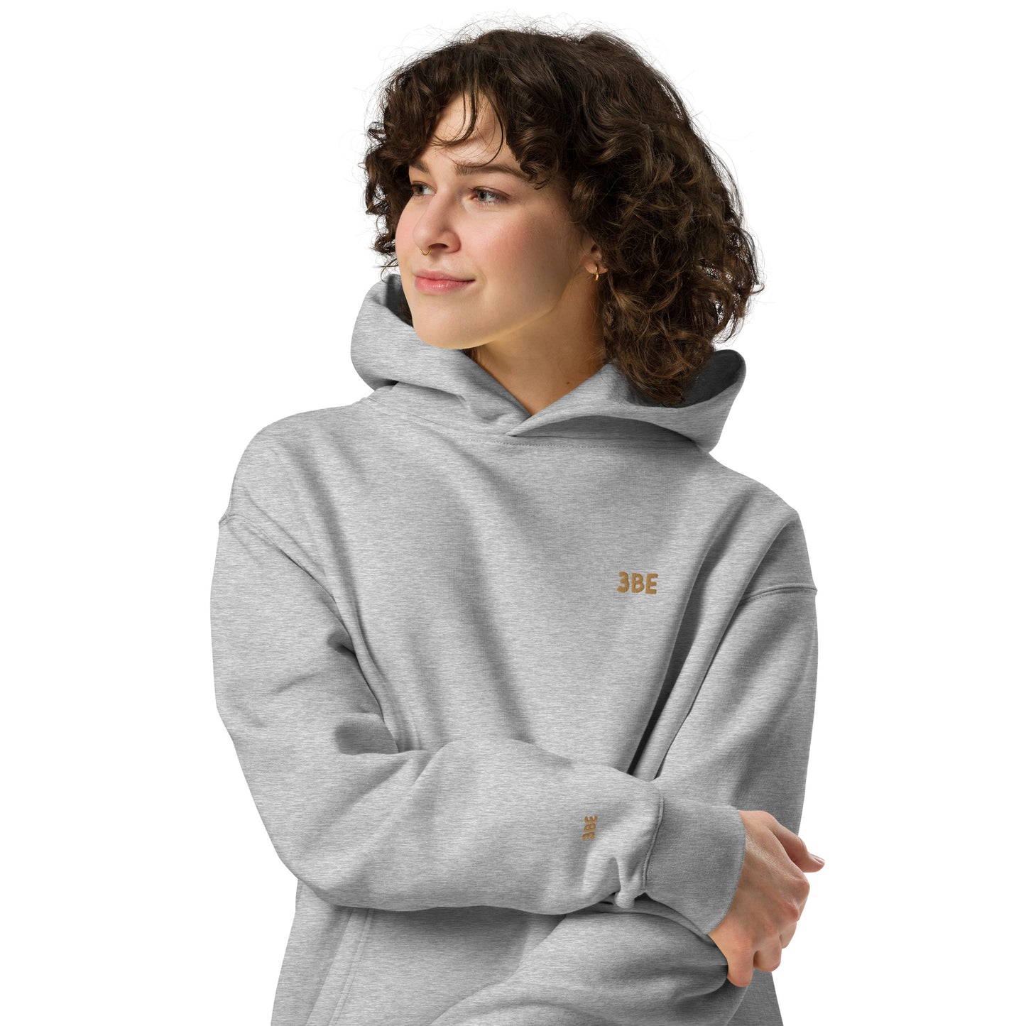 Unisex oversized hoodie, Pure Egyptian cotton