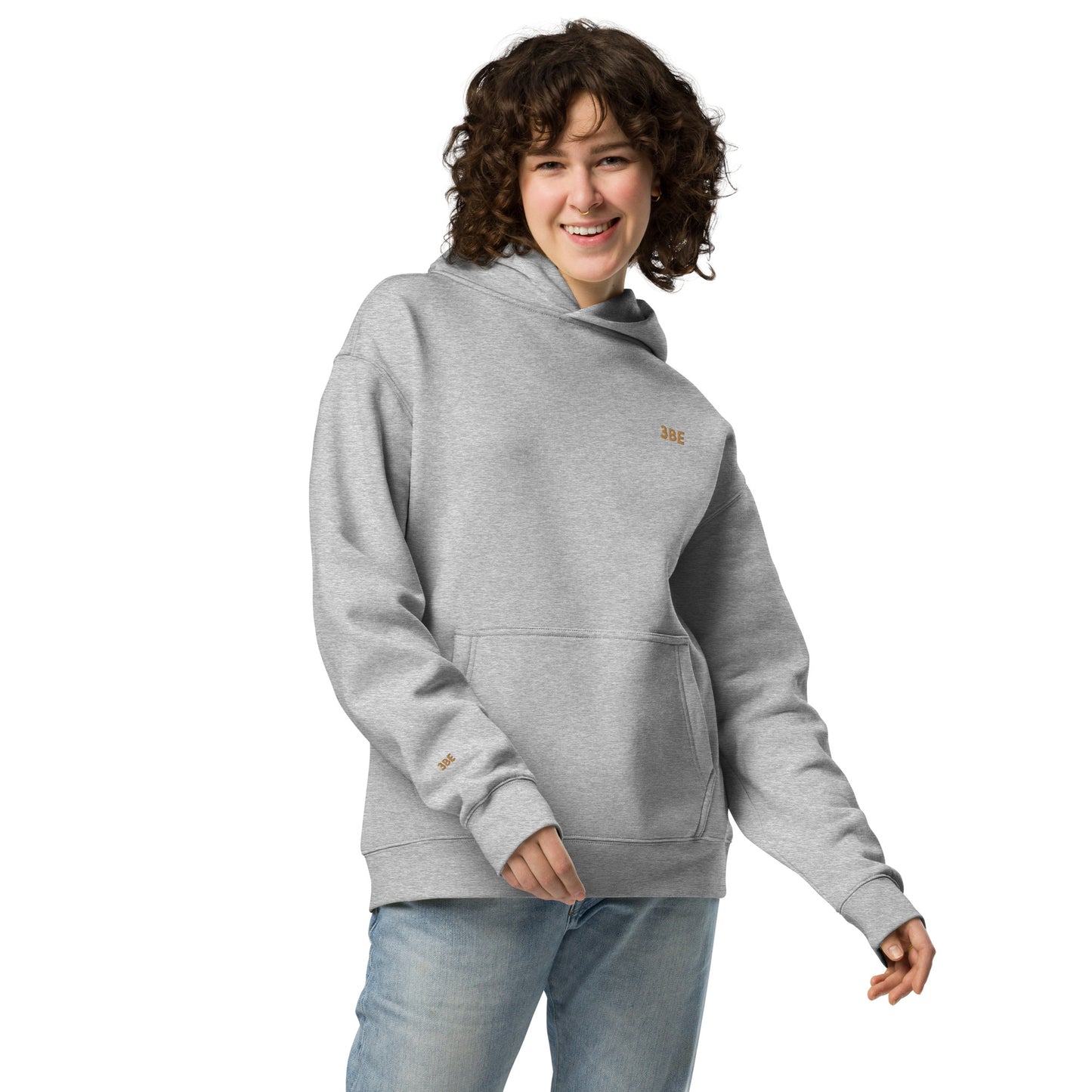 Unisex oversized hoodie, Pure Egyptian cotton