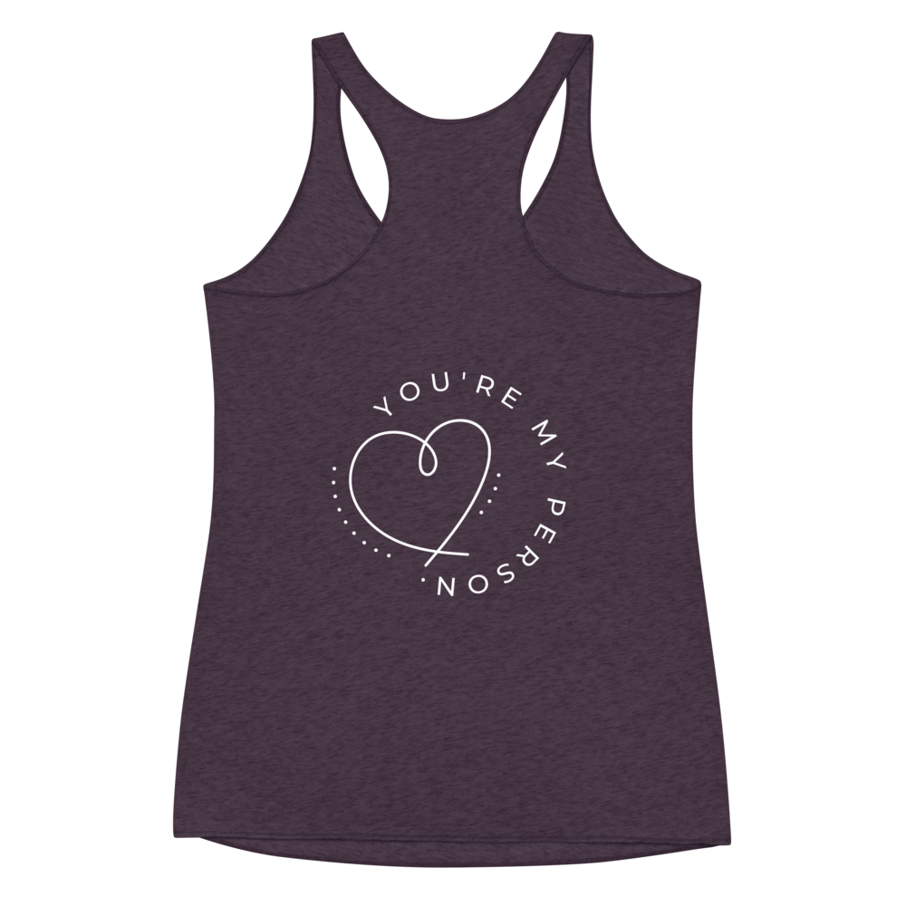 Women's Racerback Tank, pure Egyptian Cotton